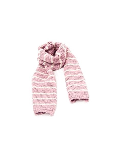 bufanda para bebe rosa cuarzo lana